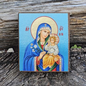 Mini icon, Greek icon, Russian icon, pocket icon, unique icon, icon gift