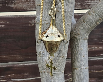 Christian Incense burner from the Holy Land The burner comes with 50 gram of incense