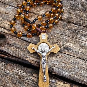 Rosary Handmade Glass beads From Jerusalem, the Holy Land Can be worn