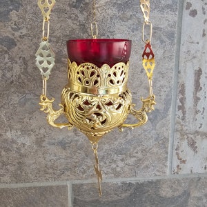 A Beautiful Orthodox style thurible Made in the Holy land  The burner comes with sample of incense