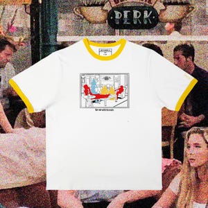 friends inspired yellow t-shirt