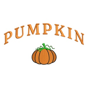 Pumpkin Halloween embroidery design, Cute pumpkin file, Halloween Embroidery file, Autumn Pumpkin Design, Halloween Machine Embroidery