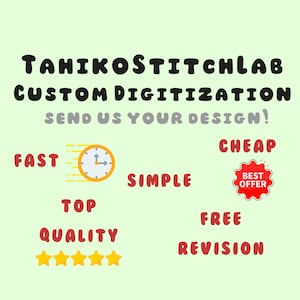 Custom Digitization Service, Embroidery Digitization, Cheap Digitization, Fast Digitization, Design Digitization, Best Digitization