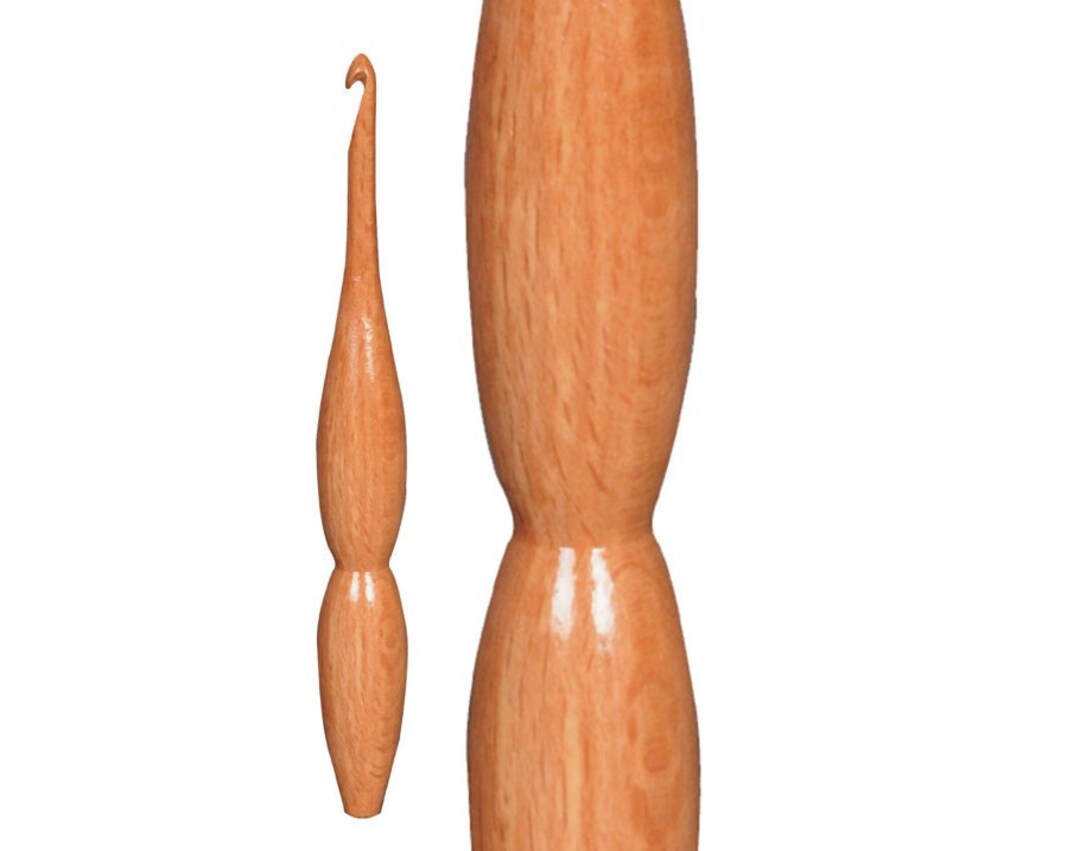 Crochet Hook Ergonomic Wooden Crochet Hook Handmade Crochet Etsy