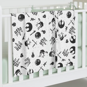 Galaxy Far Away Baby Swaddle Blanket Star Wars