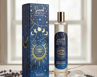 Smoke Vanilla Energetic Protection Aura Spray Room Spray Natural Cleansing Room Fragrance Spiritual Spray Handmade Clarifying Aroma Spray