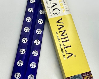 Vanilla incense sticks set