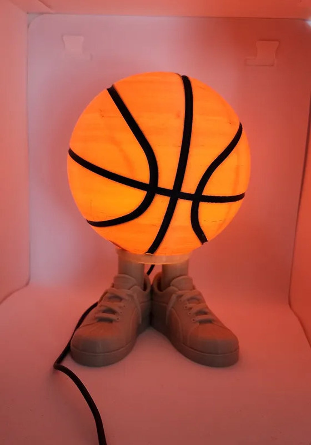 Basketball Lamp 3D Model Basketball Lamp STL Basketball Lamp Etsy