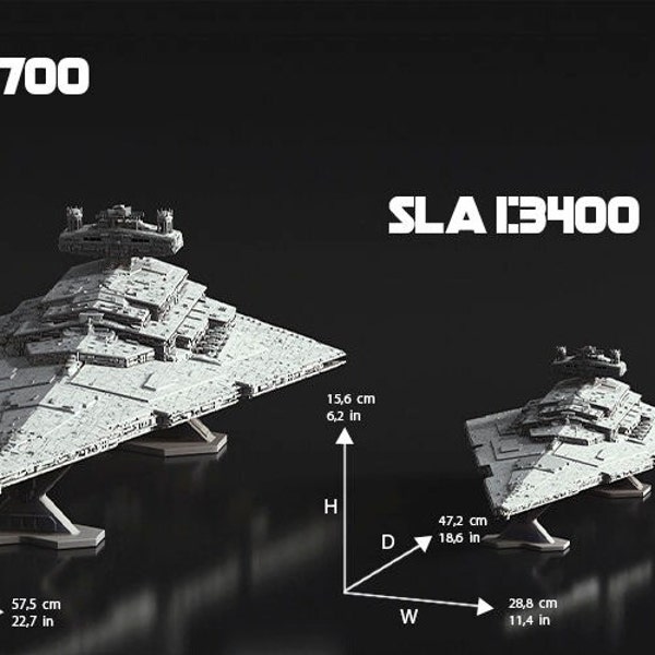 Star Destroyer 3d Print Etsy