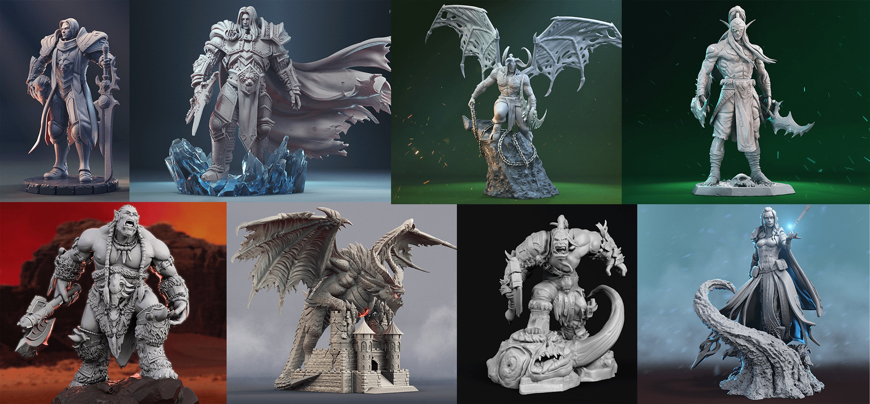World of Warcraft STL PACK World of Warcraft 3D Model Bundle - Etsy