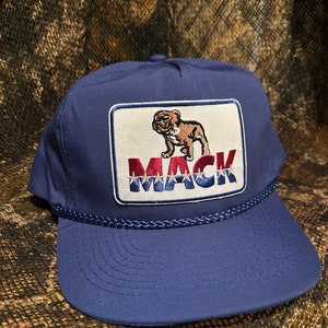 Mack Truck retro vintage blue adjustable hat