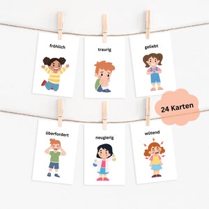 感情カード |モンテッソーリ |子供たちの気持ち |印刷するには | PDF |幼稚園の教材 |感情カード |気持ちカード