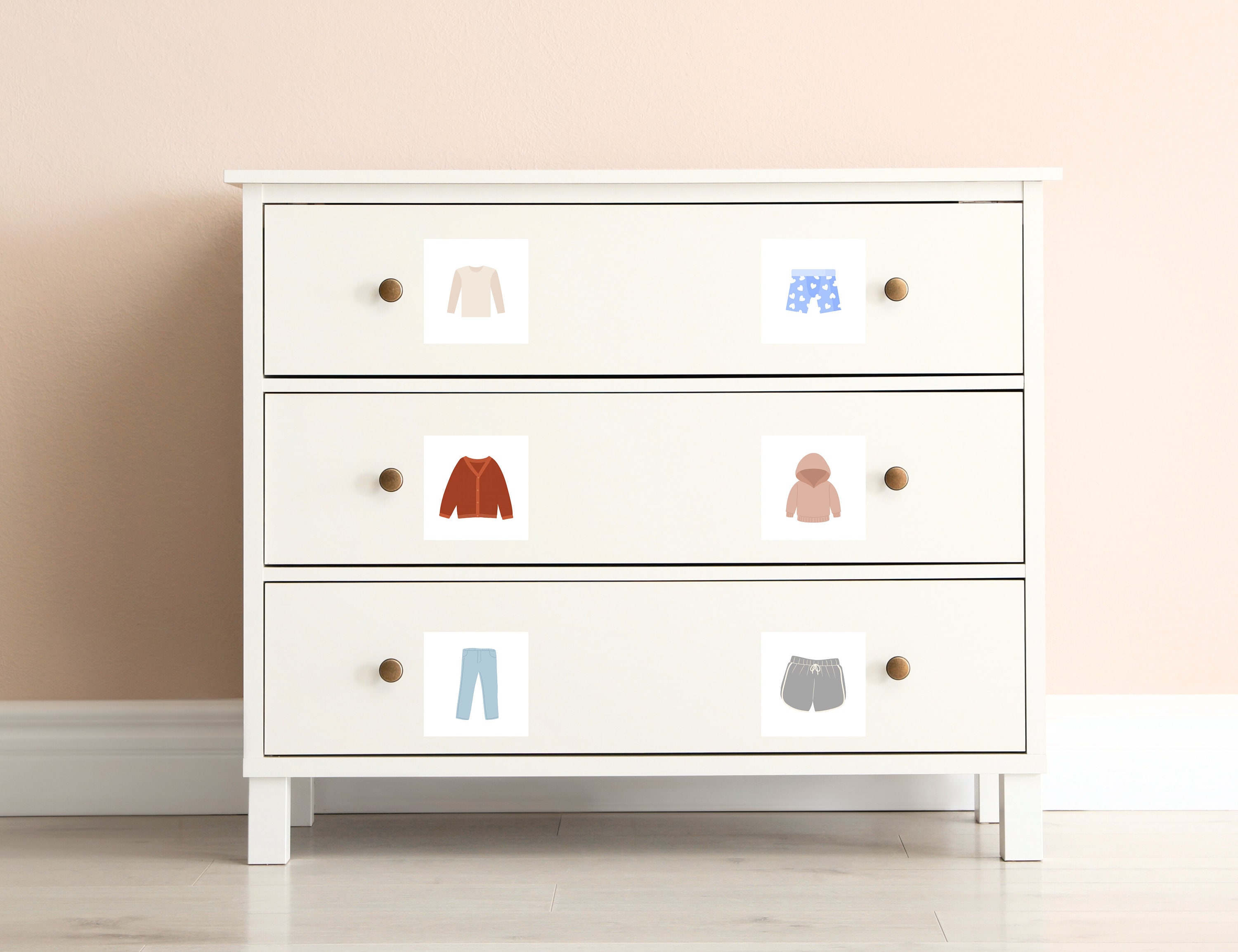 Kleiderschrank Etiketten Kinder Montessori Aufbewahrung - Etsy.de