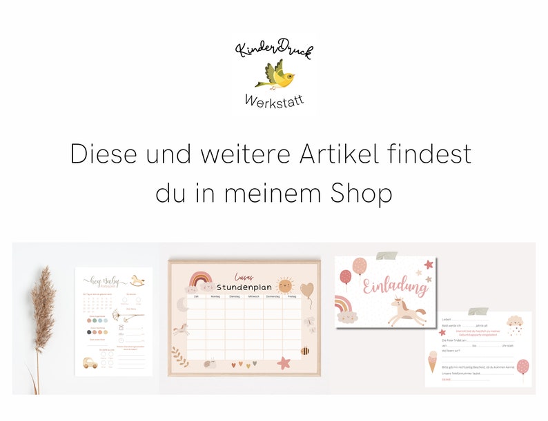 Gutschein Zeit statt Zeug Geburtstagsgeschenk für Kinder Postkarte Geburtstagskarte Kinder Zum Ausdrucken Digitaler Download Zoo Bild 6