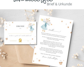 Pacifier Fairy Letter & Certificate | Pacifier weaning | Get rid of teats | kindergarten | PDF | Download | Montessori | Pedagogy |