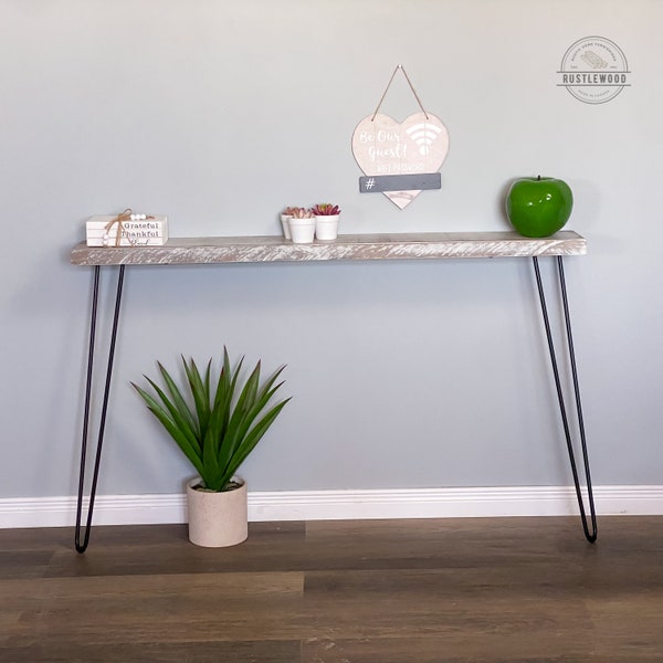 Narrow Console Table | Entryway and Mudroom Furniture | Sofa Table , Entryway Table, TV Stand, Plant Stand, Rustic Entryway Table