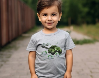 Toddler Monster Truck Tee | Toddler T-shirt | Kids Monster Truck Shirt | Cool Kids Tee