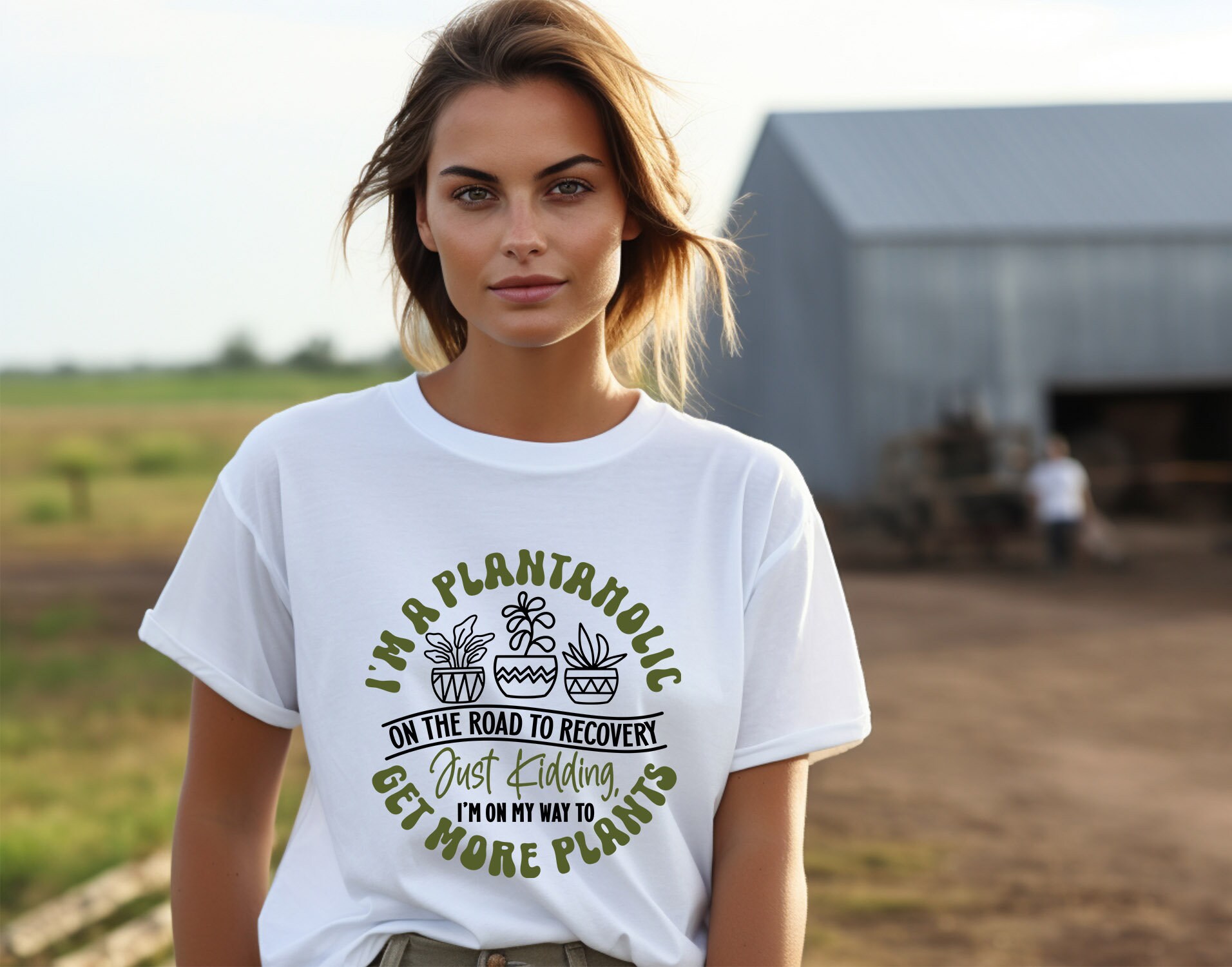 Maglietta Divertente Da Giardiniere "I Am Plantaholic" Per Uomini E Donne, Idea Regalo Per Chi Ama Piante E Fiori