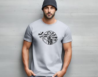There it Goes My Last Flying F**k Tee | Last Flying F**k Heavy Cotton Tee | My Last Flying Halloween Tee | Halloween Tee | Funny Fall Tees