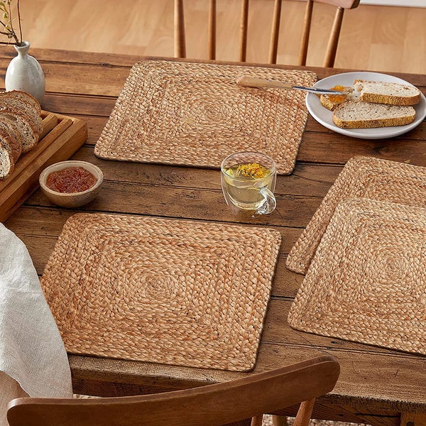 Jute Placemats Etsy