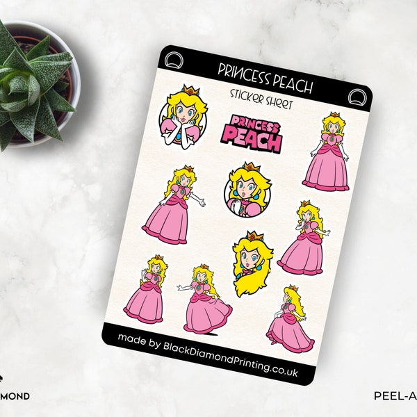 Princess Peach Waterbottle Etsy