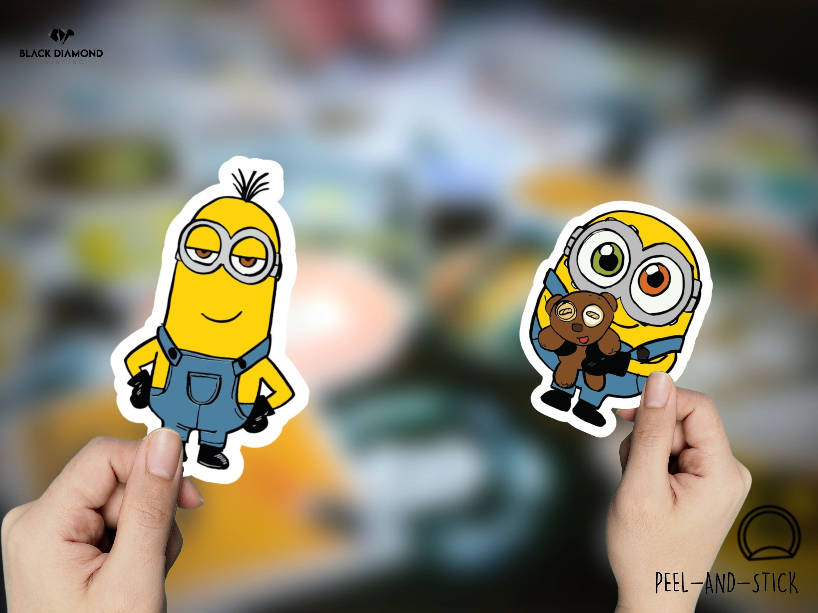 Minions Sticker Pack: Despicable Me Stickers for Laptop, Water Bottle ...