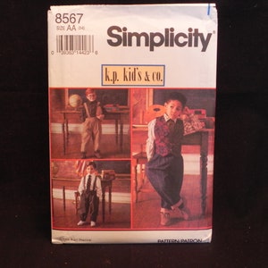 1996 Implicity Schnitt 8567, Jungen Gr. 3-6, k.p. Kid´s & Co. Muster, UNGESCHNITTEN
