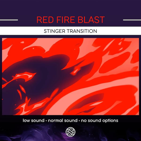 Red Fire Blast Stinger Transition