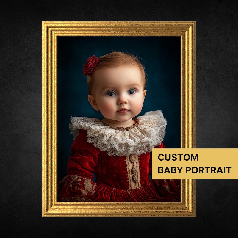 Custom Baby King Portraits - Etsy