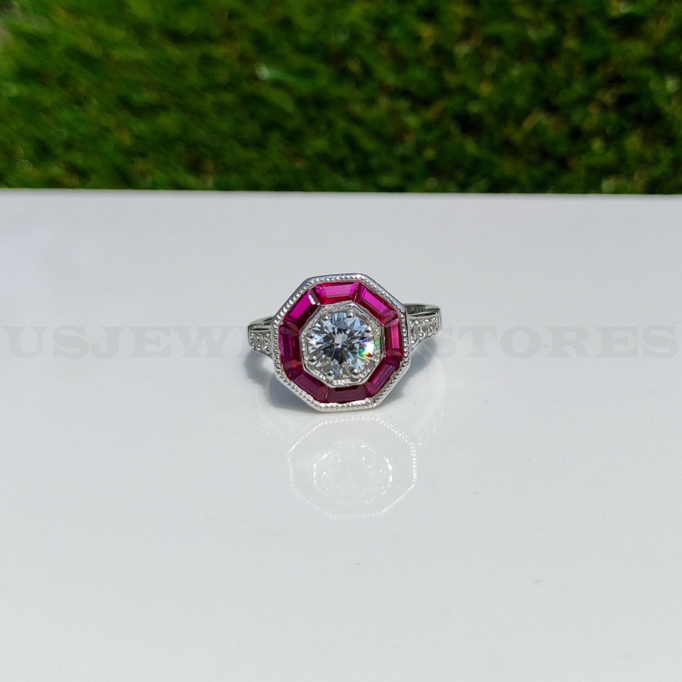 Ruby Target Ring