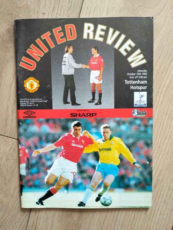 Programmes Domicile Manchester United Review 1994/1995 – Lot Rare, 12 Pièces