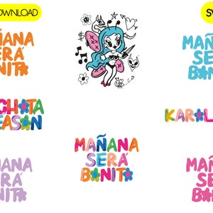 Manana Sera Bonito Karol G Bichota Arquivos SVG e PNG para download numérico