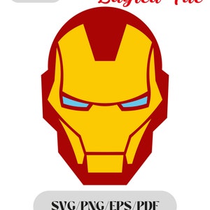 Iron man Logo Svg Layered Item | iron man Logo Png | Cricut Vector | Cut File Svg