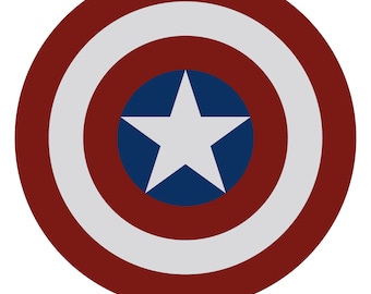Captain America Emblem Layred File SVG | Cricut Vector | Cut File