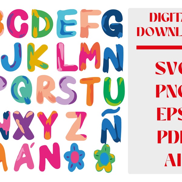 Karol G Alphabet Svg, Png, Pdf, Eps et AI | Karol g Lettres | Téléchargement numérique Manana Sera Bonito | Karol G Fichiers Png