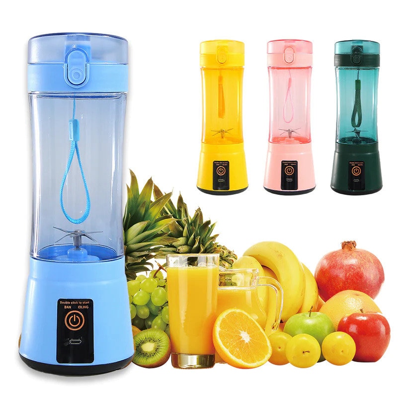 Momo Lifestyle Portable Blender Collapsible on The Go Blender for Shakes and Smoothies BPA Free Personal Rechargeable Blender to Go for Healthy