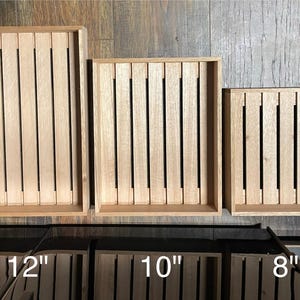 Spanish Cedar Cigar Trays. Great for any cabinet or desktop humidors. (1.8"-2" tall) stackable image 5