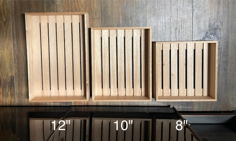 Spanish Cedar Cigar Trays. Great for any cabinet or desktop humidors. (1.8"-2" tall) stackable image 5