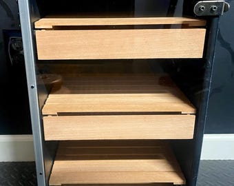 Cigar Humidor with Spanish Cedar shelves and pull-out drawers