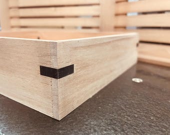 Premium Spanish Cedar and Ebony Cigar Humidor Trays