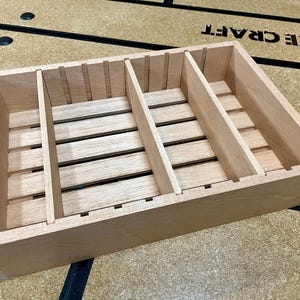 Divided Spanish Cedar Cigar Humidor Tray
