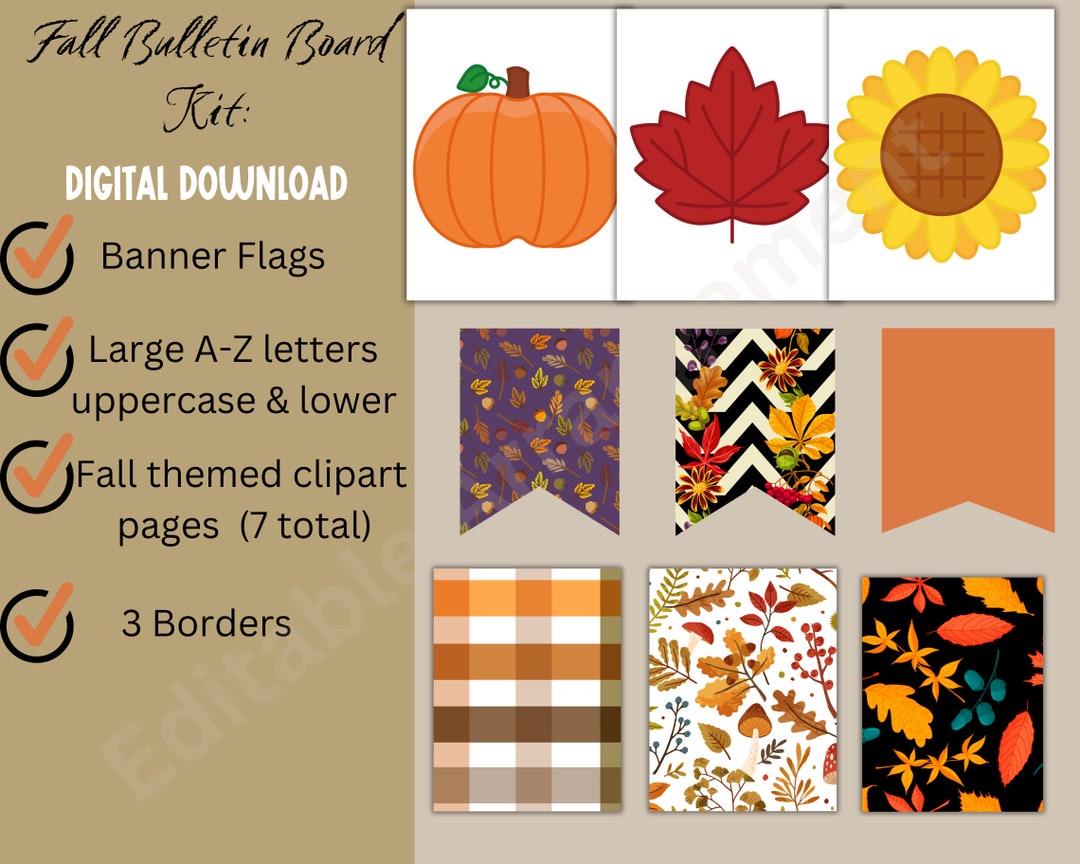 Bulletin Board Letters Motivational Bulletin Board Printable Classroom ...