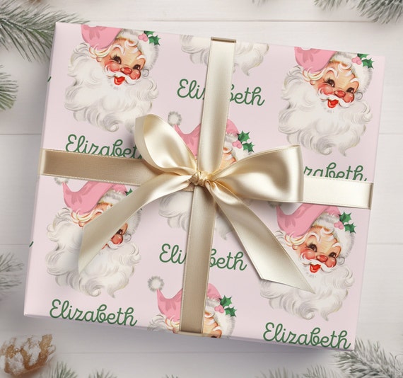 5 Pcs Christmas Gift Wrappers Xmas Wrapping Paper for Bouquets Manual
