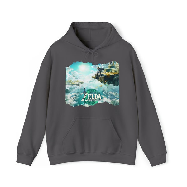 Unleash Your Inner Hero with New Legend of Zelda Hoodie - Comfy Heavy Blend™ Sweatshirt for Gamers & Fans of LoZ TotK, Link New Game Attire
