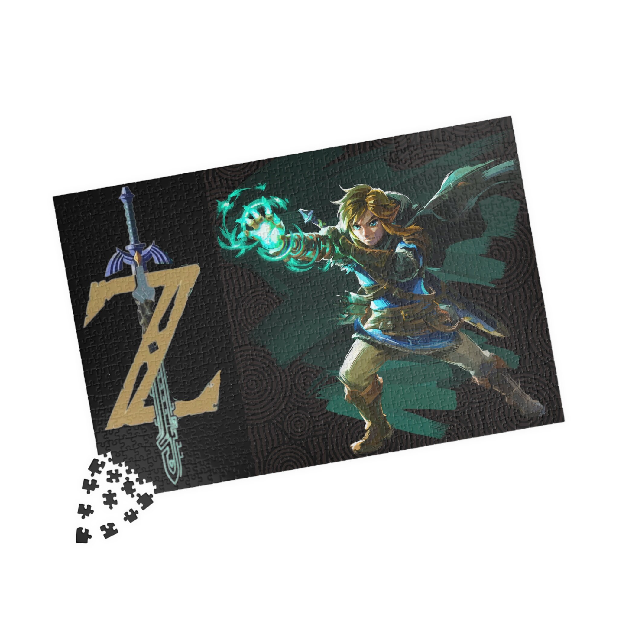 Legend of Zelda Tears of the Kingdom 16 Bit Jigsaw Puzzle 120, 252,  500-piece Great Gamer Gift Free Shipping zelda Puzzle loz Jigsaw 