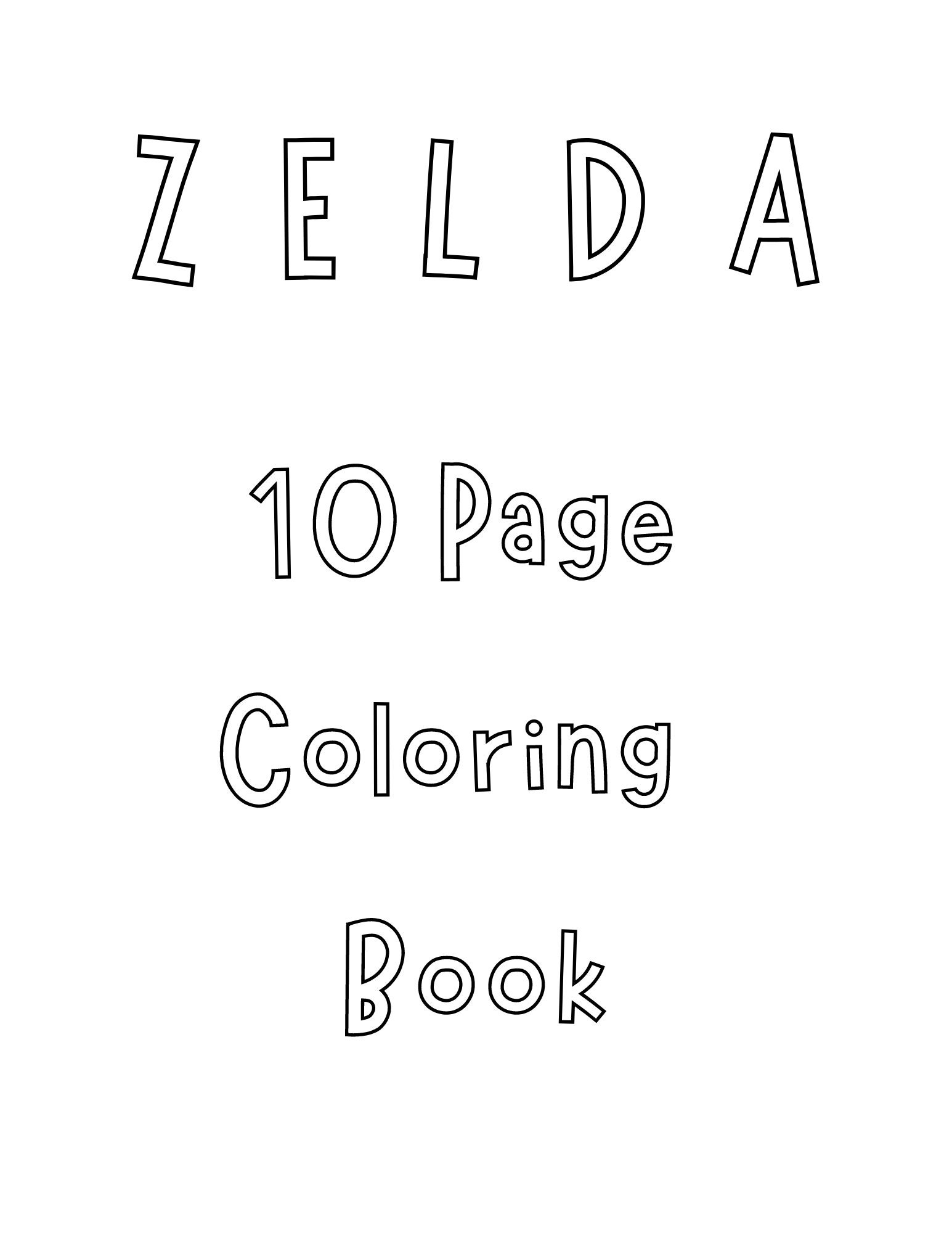 Fun Past Time Legend of Zelda Coloring Pages, Link Princess Zelda