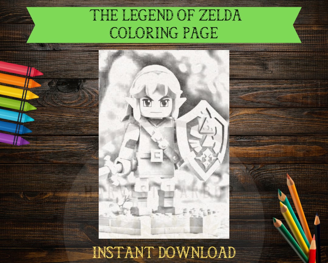 Fun Past Time Legend of Zelda Coloring Pages, Link Princess Zelda