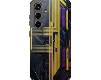 US Cyber punk game Tough phone case Cyberpunk Phone Case for Samsung cyberpunk 2077 bumper case Gaming Samsung case trendy cyberpunk case