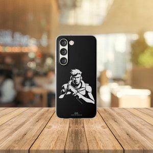 Samsung Galaxy S Gaming coque protection téléphone Samsung, fine, charge sans fil, Battle Royale protection coque S10 S21 S22 S23
