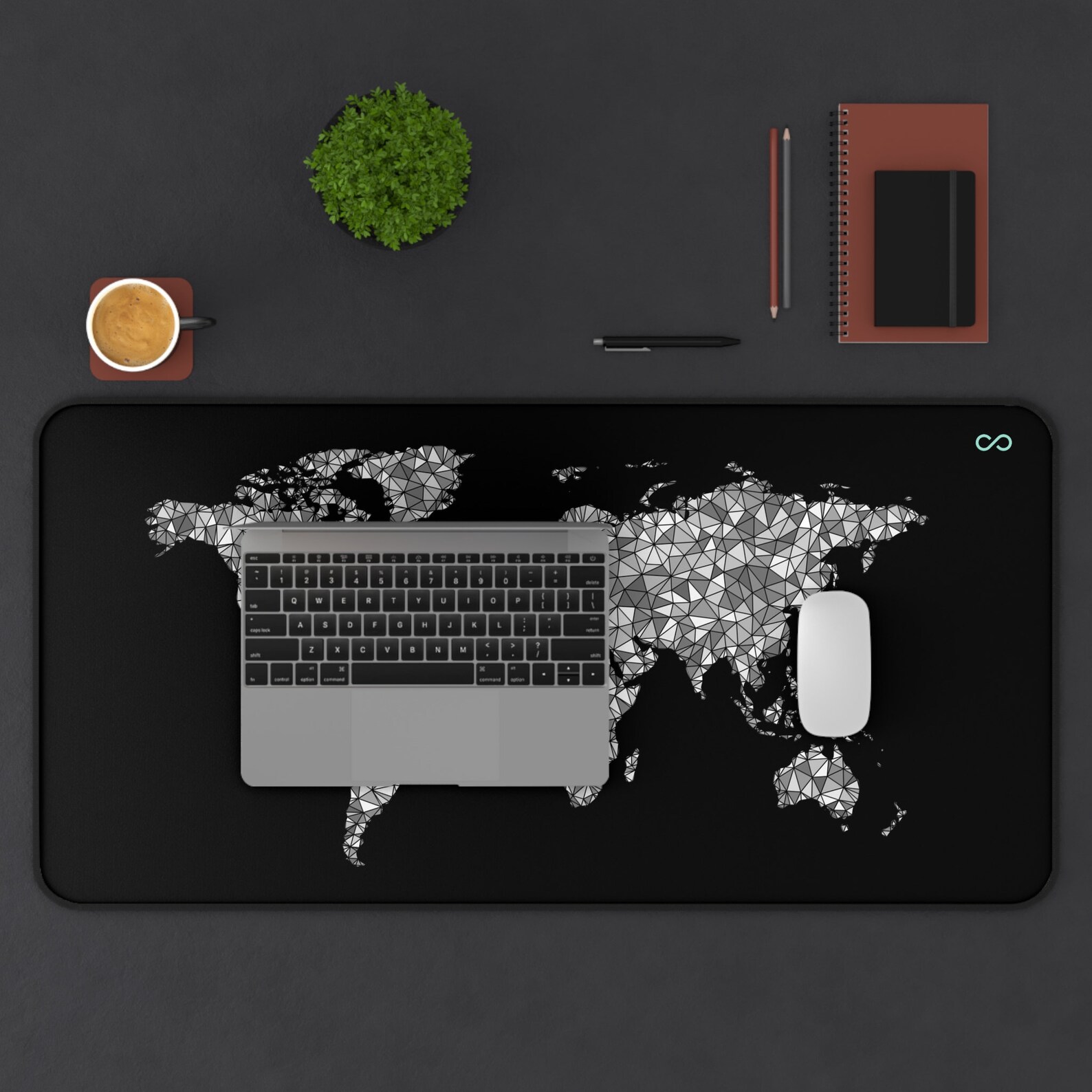 Cool Gamer Mouse Pad of the World Map, Gaming Gear, the World, Custom ...